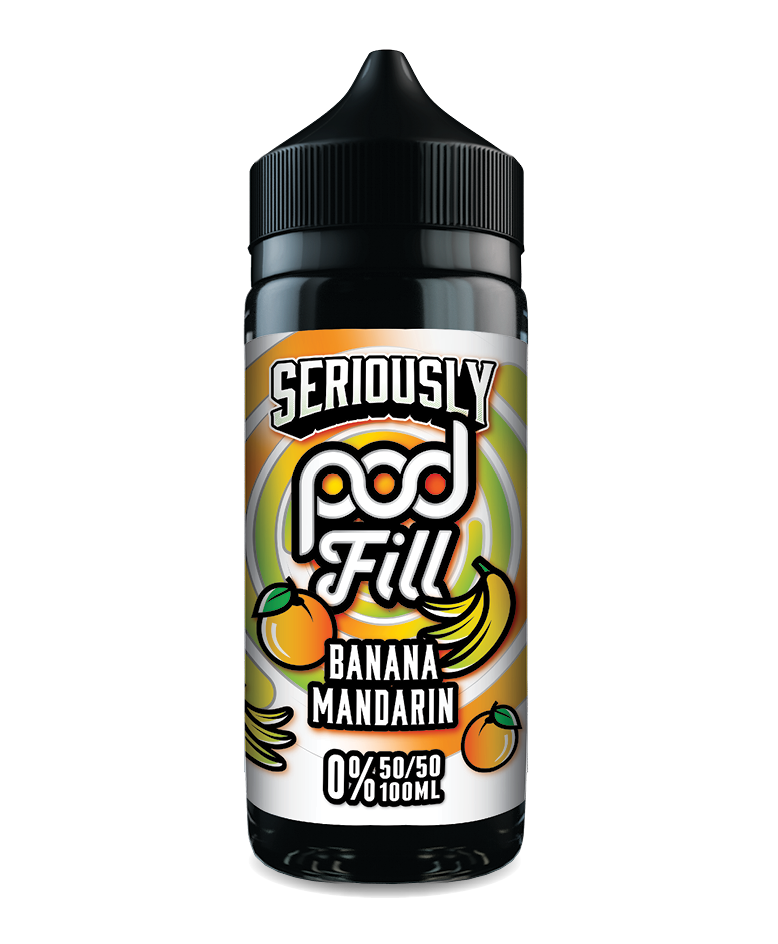 Doozy Seriously Pod Fill Banana Mandarin E-liquid 100ml